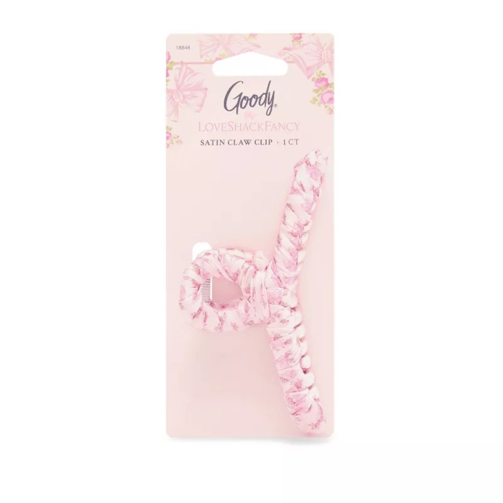 LoveShackFancy fabric wrap claw clip